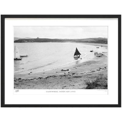 Llanfwrog, Sandy Bay C1955 - Single Picture Frame Print