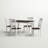 Kirkendall 4 - Person Four Leg Dining Set-1084461676-1084461678