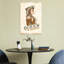 Queen of Diamonds, rustique, rétro, serpent, portrait abstrait, art mural-129478823