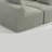 Modular Sectional For Living Room, Full-Foam Build, Textured Light Green Upholstery, Compact Compressed Package, Simple Assembly, Overall 111"X74"X24", 37" Module Size-Light Green-283939583