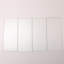 14,4 po x 14,4 po, pare-brise carré transparent, protection en verre de 2,5 lb, 14,4 po x 5,5 po