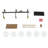 Satilla 6 - Light Dimmable Linear Chandelier