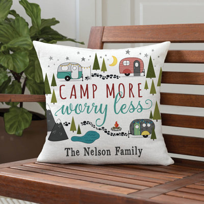 Cotton Blend Throw Pillow