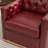 Azib 31'' Wide Genuine Leather Top Grain Leather Swivel Armchair-777011265