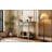 Narrow Console Table With Curved Corners, Retro Design, Top Drawer, And Open Shelf For Entryway, Hallway, And Living Room-916862837