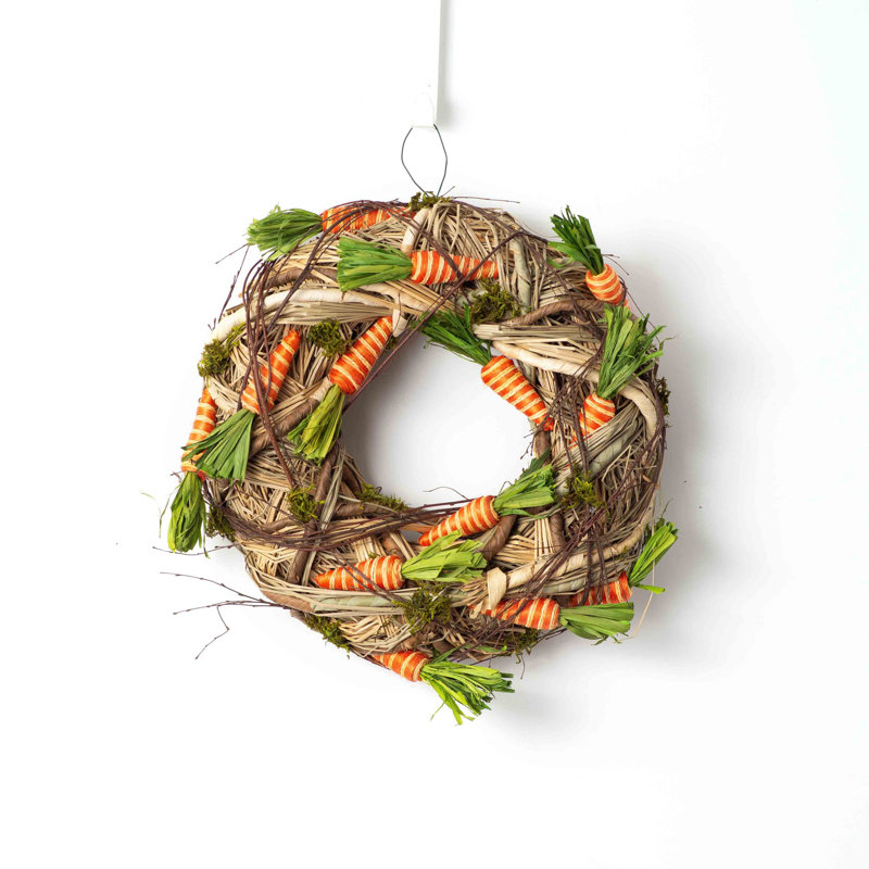 Mini centre de table avec couronne, bougie et couronne de bougie tissée herbe, brindille et mousse