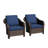 Patio Chairs With Cushions （Set of 2）-1707075111