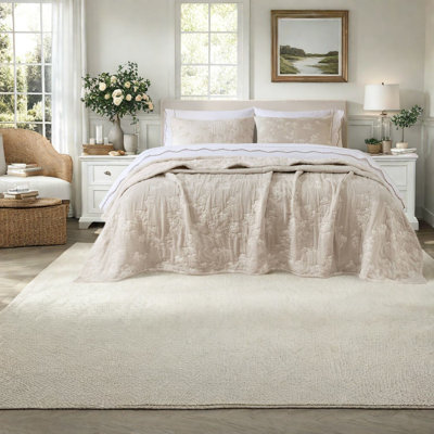 Ensembles de literie pour très grand lit de qualité supérieure, courtepointe jacquard en coton pour maison moderne