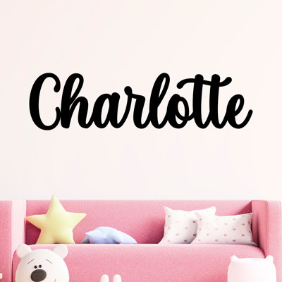 Personalized Nursery Name Metal Wall Art