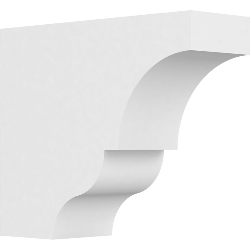 4"W x 10"H x 12"L Standard Asheboro Architectural Grade PVC Rafter Tail, 10"H x 4"W x 12"D