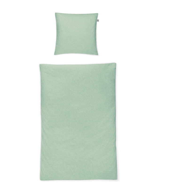 Stream Duvet Cover Set, Light green, 155 x 220cm Duvet Cover + 1 Pillowcase 
