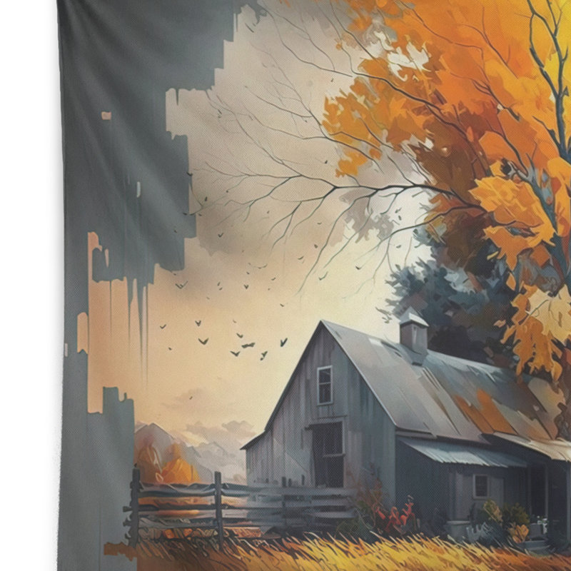 Red Barrel Studio Landscape Wall Tapestry, 50" H x 60" W