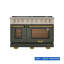 48 in. 6.7 cu. ft. Natural Gas Range Two Ovens in Olive Green with True Simmer Burners-1393811063-1592471064
