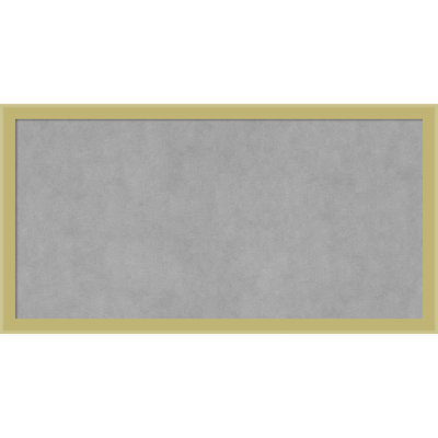 Incline Light Gold Framed Magnetic Board - Magnet Board, Organization Board
