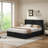 Raania Hydraulic Lift Up Storage  Upholstered Wingback Bed -457524856-457524855