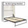 Makassar Murphy Bed with Gallery Shelf & Touch Sensor LED Lighting