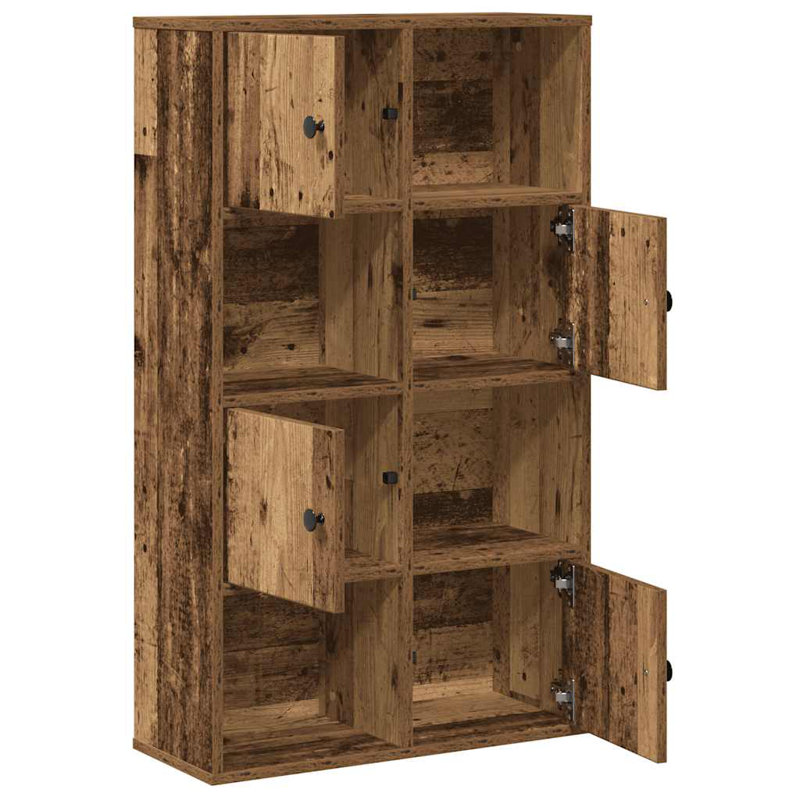 Anagnos 101.5cm H x 60cm W Bookcase, Old Wood