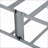 Mattress Foundations | Twin XL Folding Metal Bed Base | Slate Gray | Polyester-123025887