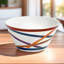 Missoni Fruit Bowls Nastri Multicolor Diam. 5", H 2.5"