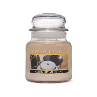 Bougie pour pot de style "country matinée"