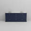 Ensemble de meuble-lavabo double 80 po X P 22 po D, plateau en marbre de culture et robinet-825487530