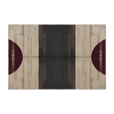 Majestic Map Indoor And Outdoor Area Rug