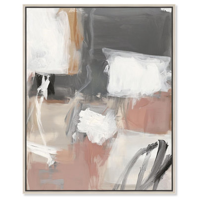 "Eloquence of the Unfinished I", reproduction d'art sur toile par Art Remedy, cadre argenté, 20 x 24