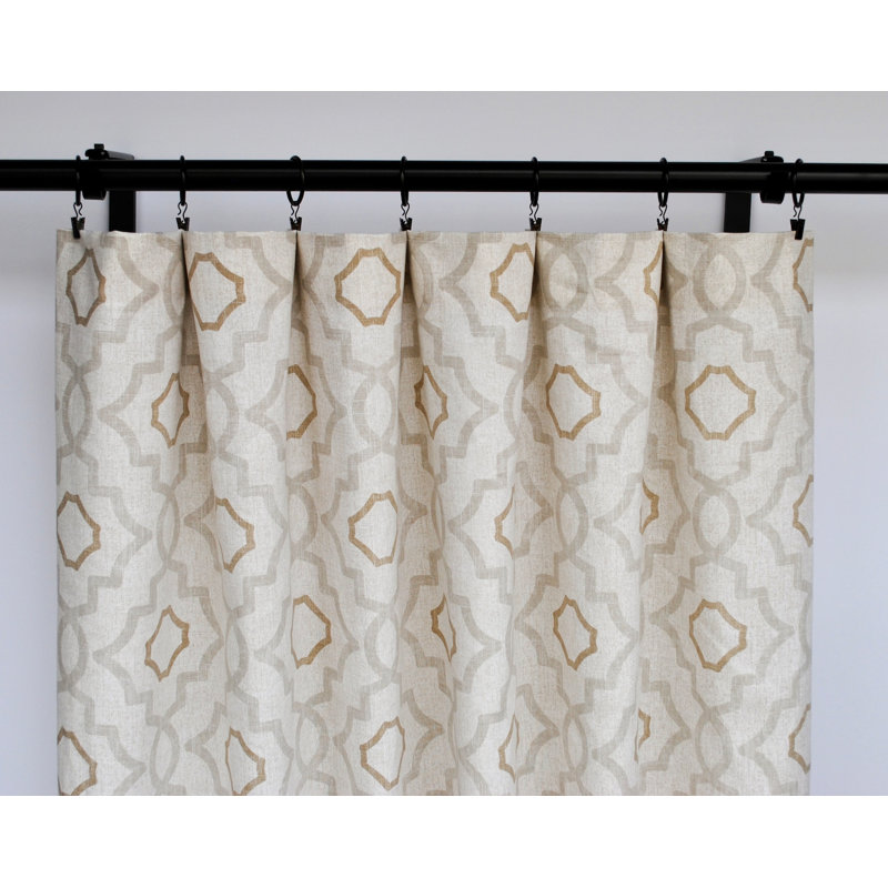 Paire de rideaux semi-transparents 100% coton Flagstone, L 25 po x L 108 po