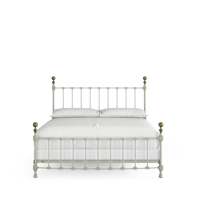151 Palatial Bed | Complete Standard, King, Gunmetal/Antique Gold