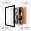 Suspended Geometry Geometric - Framed Print-976039393-976039395