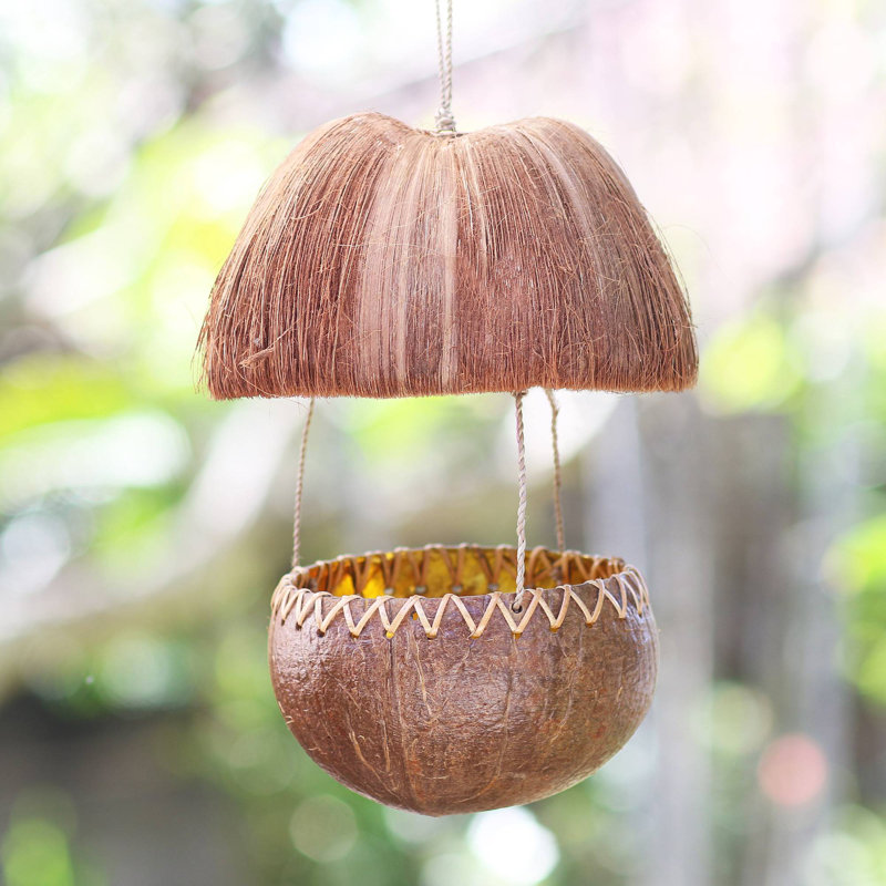 Mangeoire décorative pour oiseaux