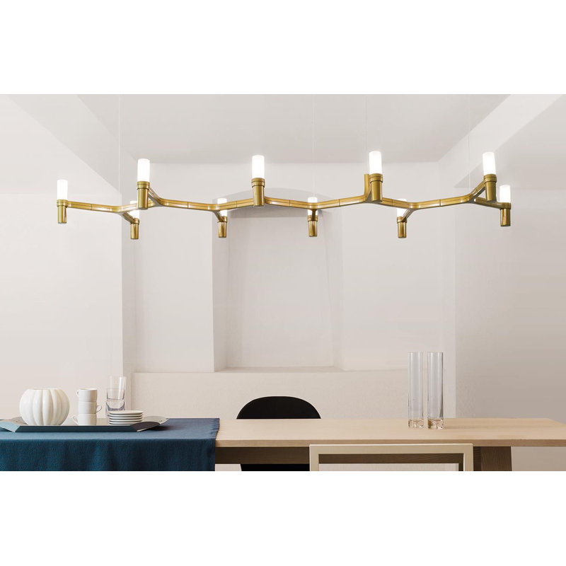 Luminaire suspendu linéaire pour îlot de cuisine