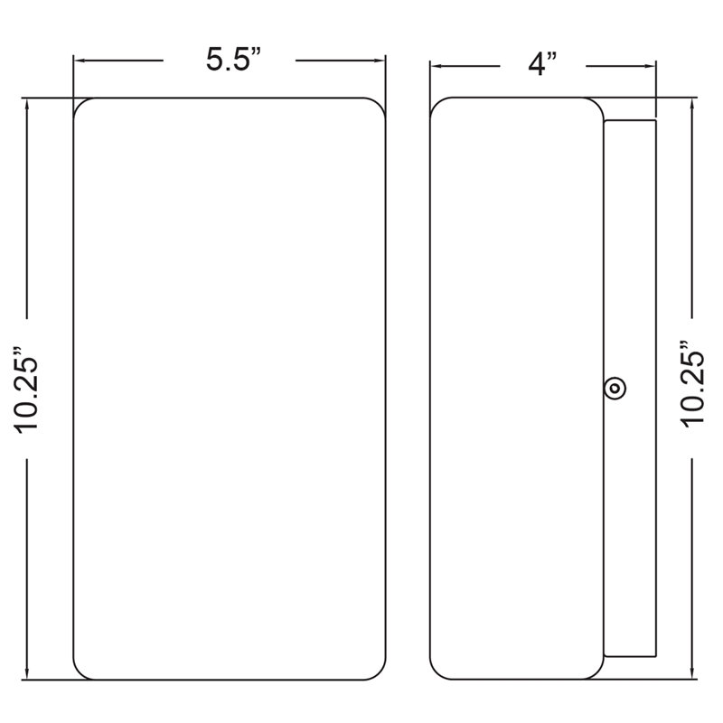 Decastro Wall Light, Incandescent