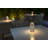 8'' Battery Powered Integrated LED Outdoor Table or Shower Lamp
