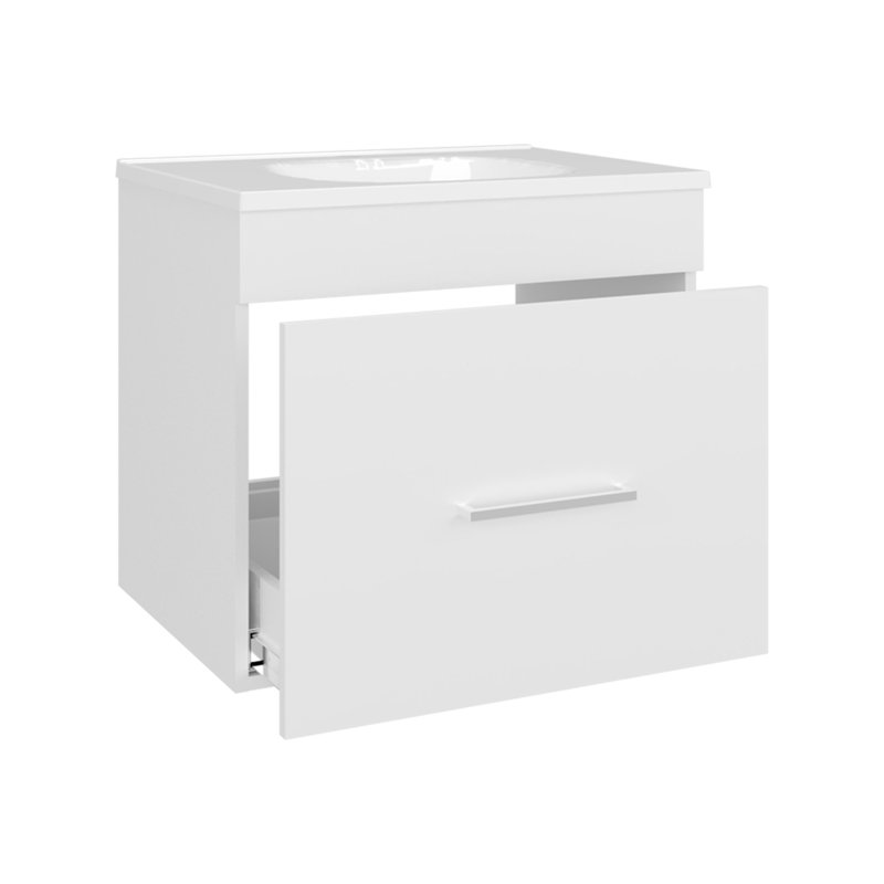 Meuble-lavabo de salle de bain Arequipa Hatta Kronos, blanc, pour salle de bain