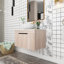 Ensemble de meuble-lavabo simple 29,5 po avec plateau en céramique Judtih