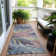 Machine Washable Indoor/Outdoor Claudian ACN1493 Denim Rug