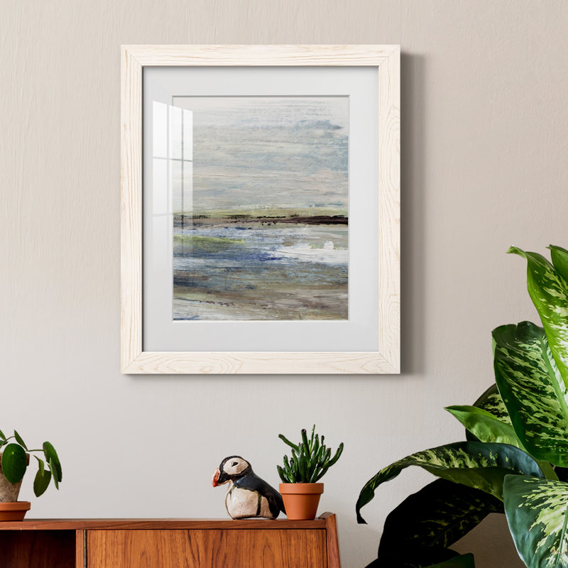 Wetlands II - peinture encadrée, Blanc, H 20 po x l 17 po x P 1,5 po