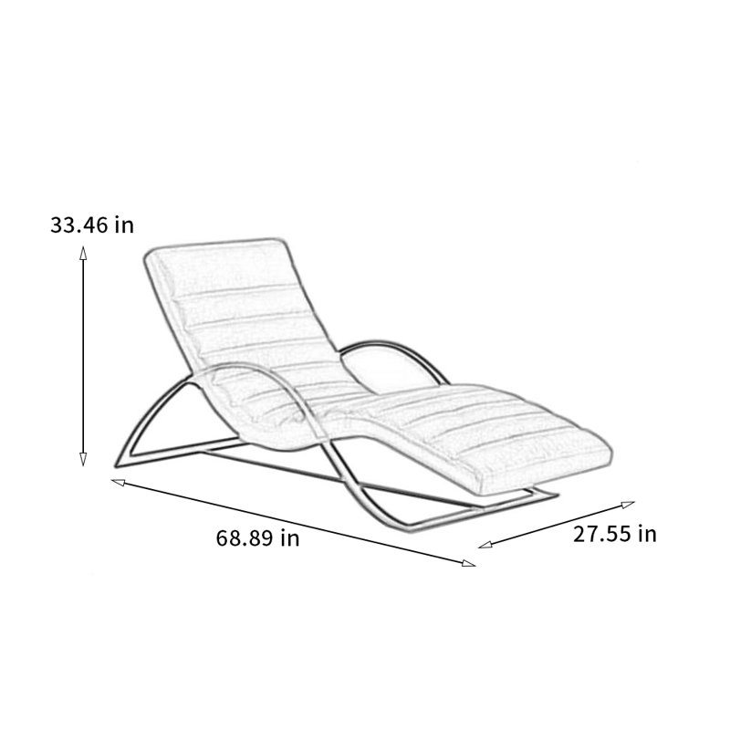 Fauteuil inclinable en flanelle de haute qualité