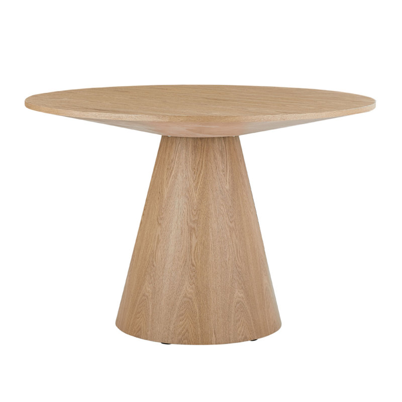 Corson Round Dining Table, Natural Ash, 29.92"H x 47.24"L x 47.24"W