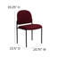 Comfort Stackable Steel Side Reception Chair-484942875-484942879