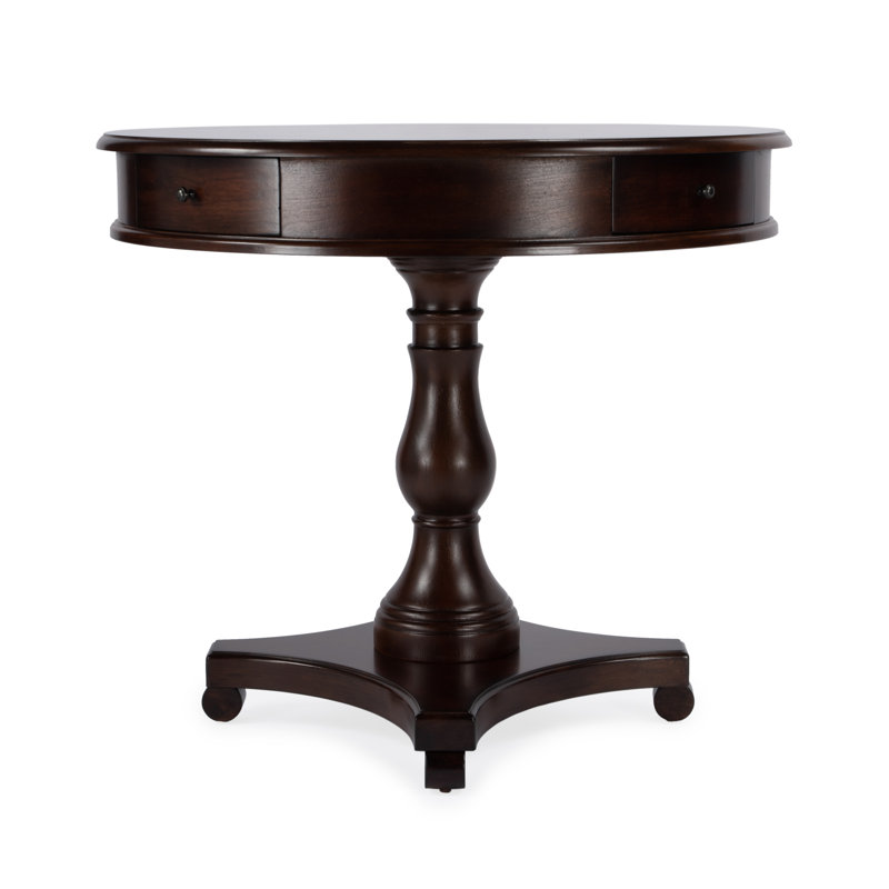 34" Chess Table, Dark Brown