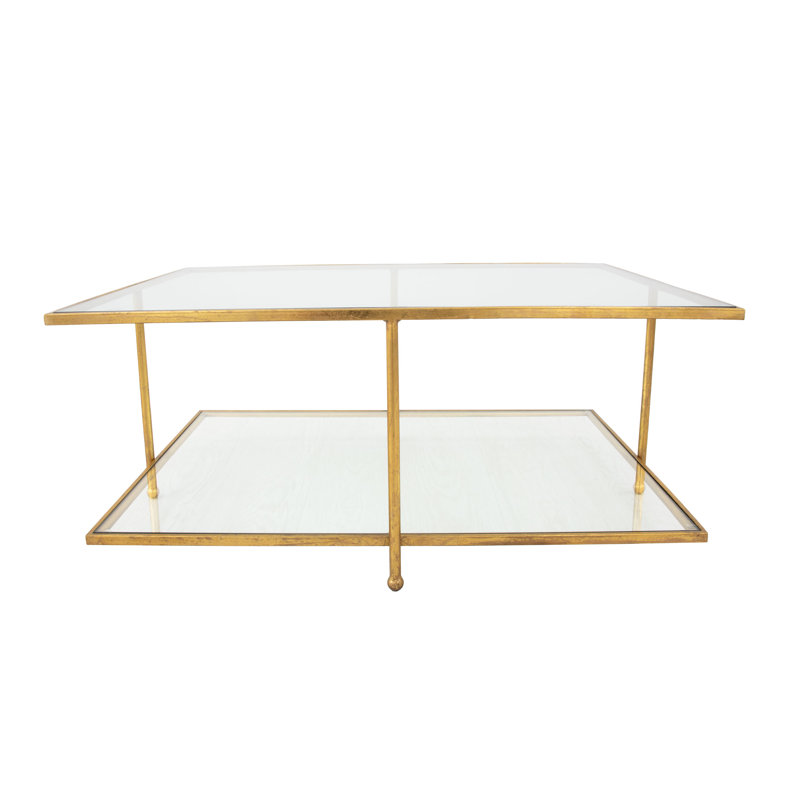 Romana Coffee Table, Gold