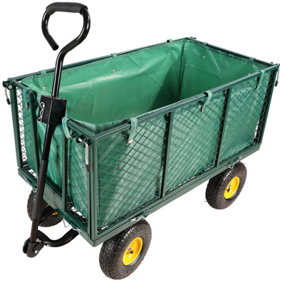 Le chariot à fleurs est plus facile à transporter