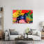 Little Blue Horse, 1912 Abstract Contemporary Horse Wall Art Print 1 Piece Wrapped Canvas Wall Art-1604818578
