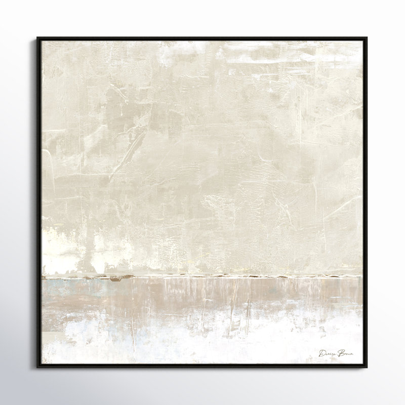 Delevan Better Days - Floater Frame Print on Canvas, 46.5" H x 46.5" W, Black