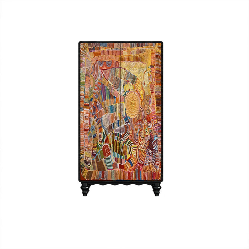 Garde-robe moderne pour chambre double, Noir / brun