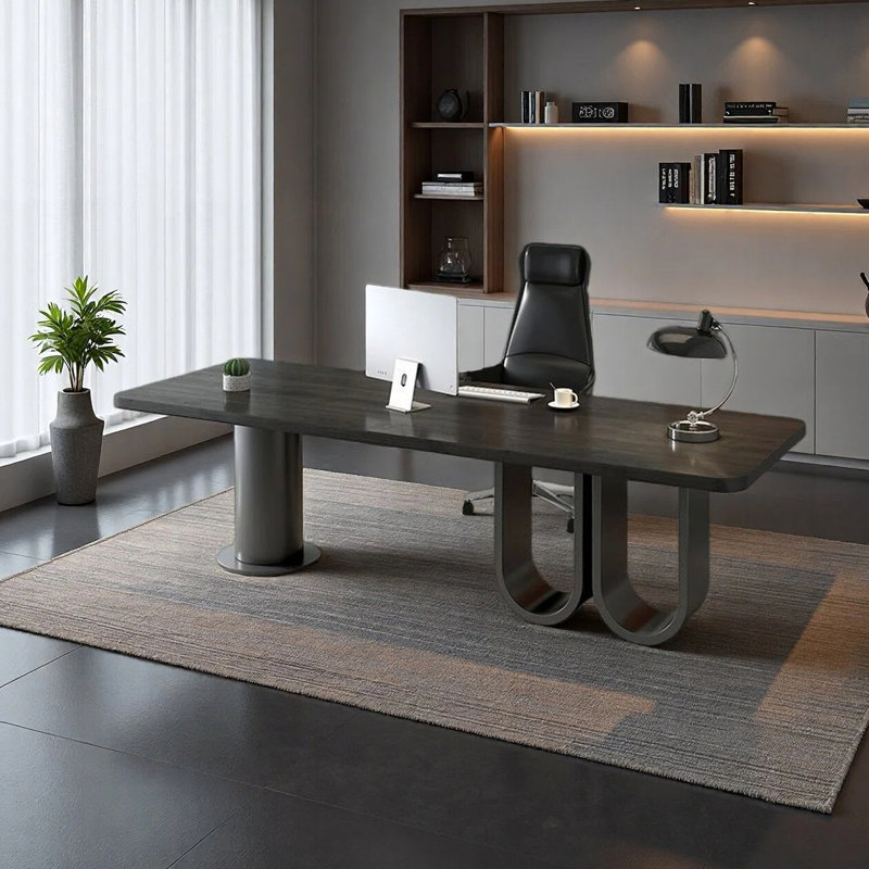 Bureau Sarambounou, H 29,53 po x l 62,99 po x P 31,5 po, Retour à gauche