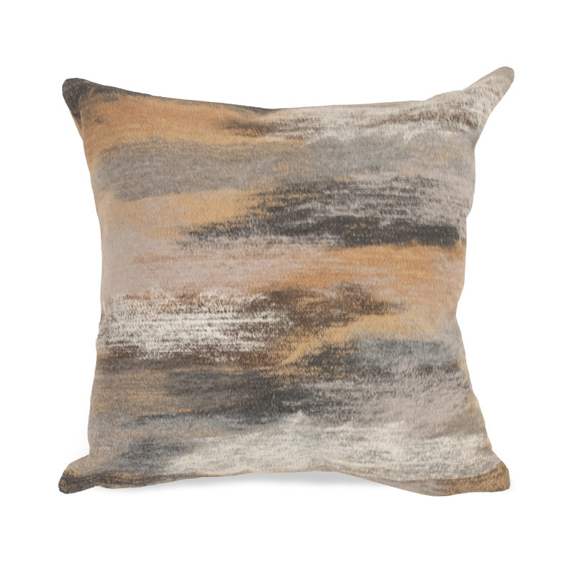 Marina Outdoor Pillow Cover & Insert, 20" x 20", Taupe