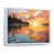 White Floater Framed